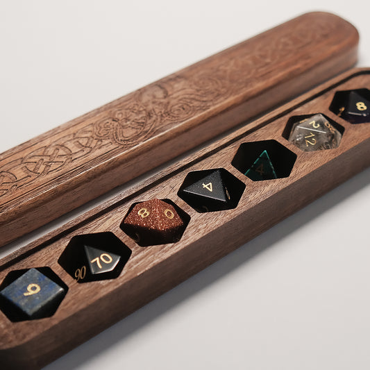 BLIND COMBO / Blind Gemstone Dice Set and Box