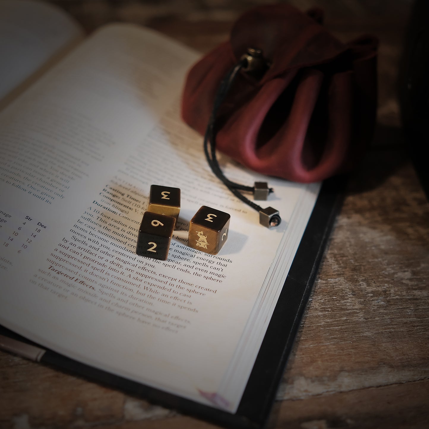 Natural Tiger's Eye Gemstone D6 Dice. Game accessories for table-top game, board game and rpg. Gift for game lover