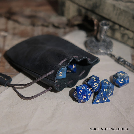 Handmade Leather Dice Bag Suitable For 3 Sets Of Dice For Board Game Card Game