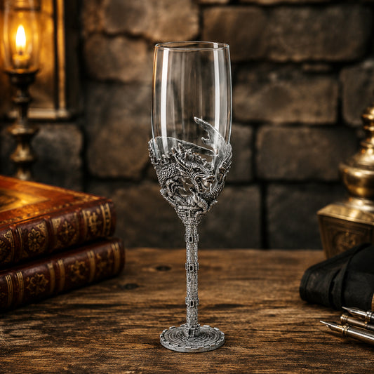 Bicchiere da vino del drago_castello