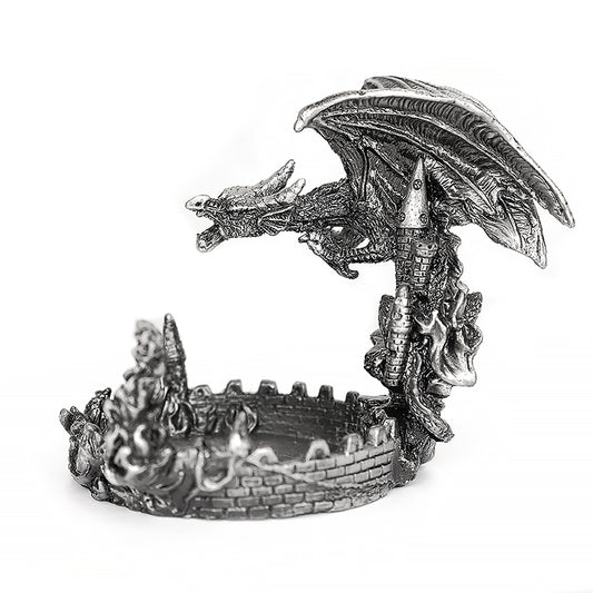3D Metal Dragon Dice Holder Key Holder Fantasy Style. Game accessories for table-top game, board game and rpg games