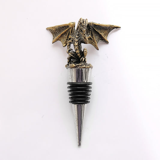 Dragon Bottle Stopper/Wine Stopper / 3D Metal / Accessories for Home Bar Restaurant
